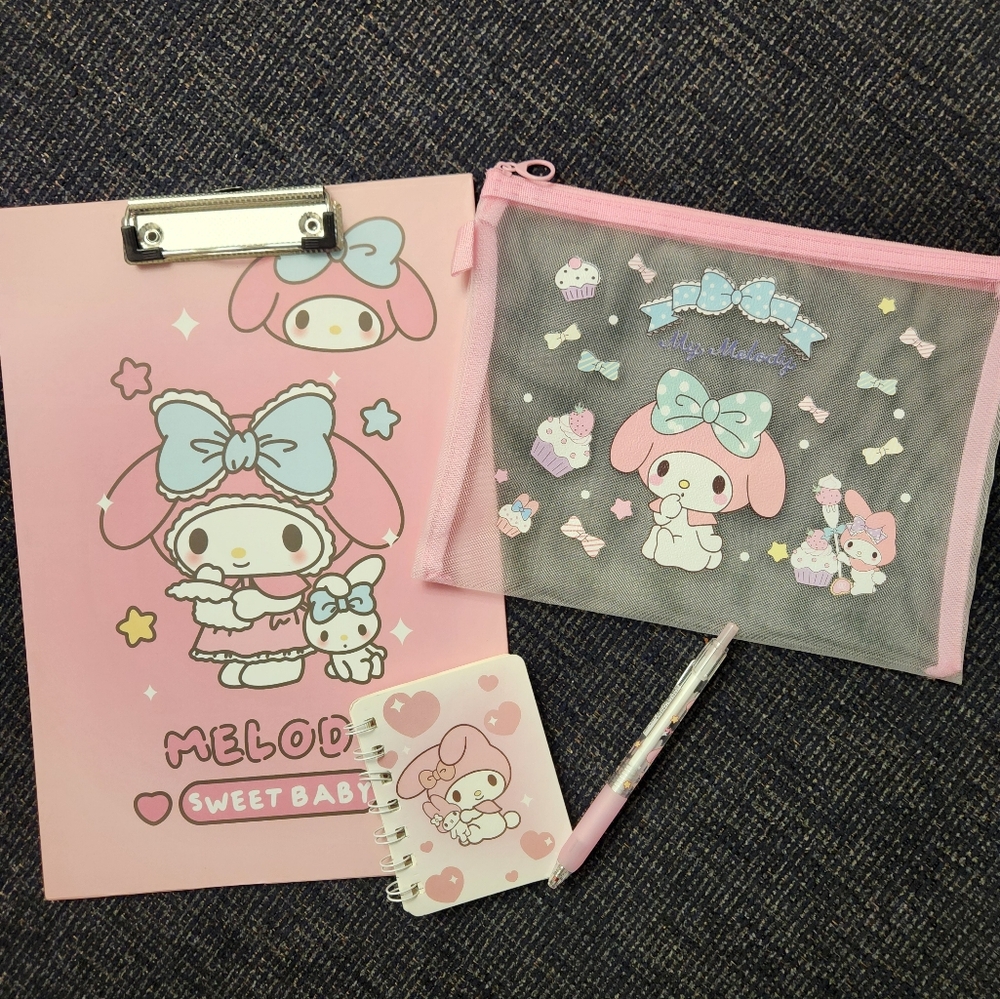 Sanrio My Melody School/Office Supplies - Brand New